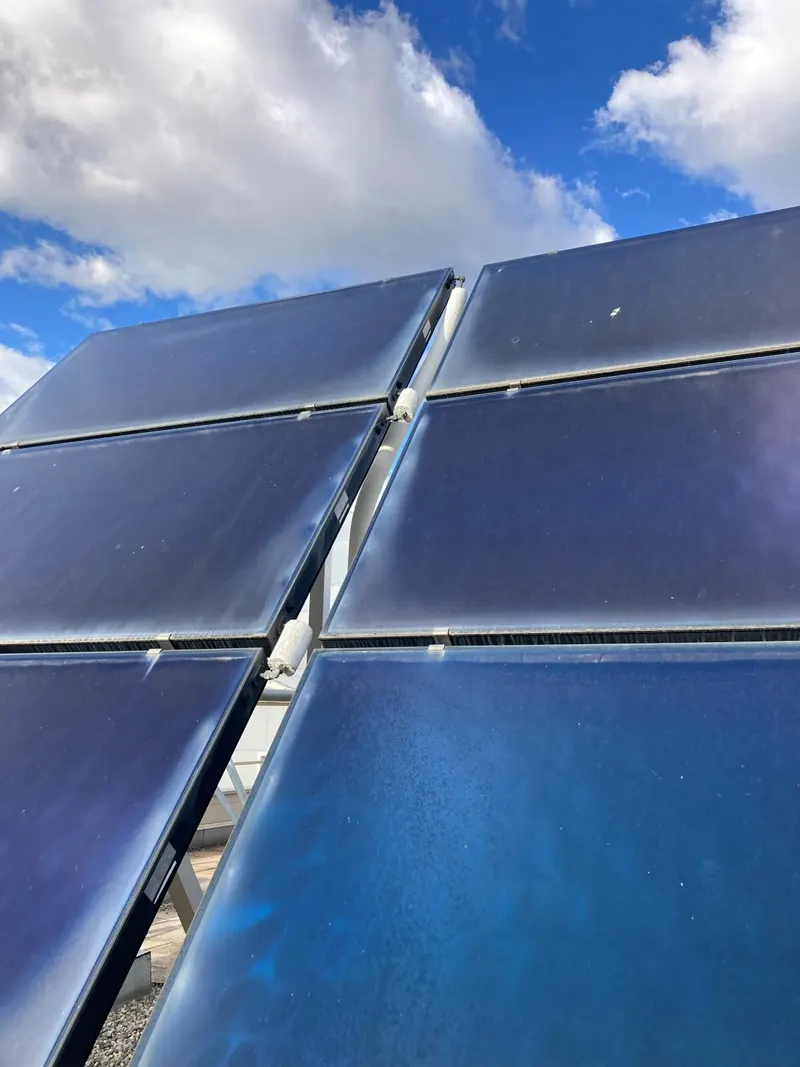 Installation solaire thermique résidence étudiante