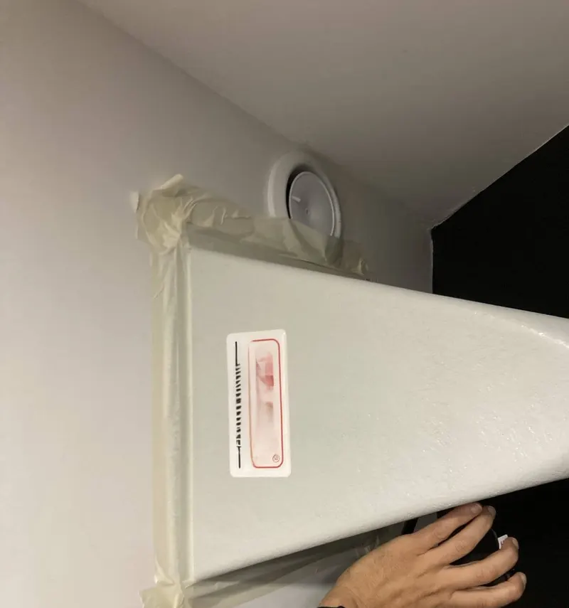 Installation de ventilation dans un salon de coiffure