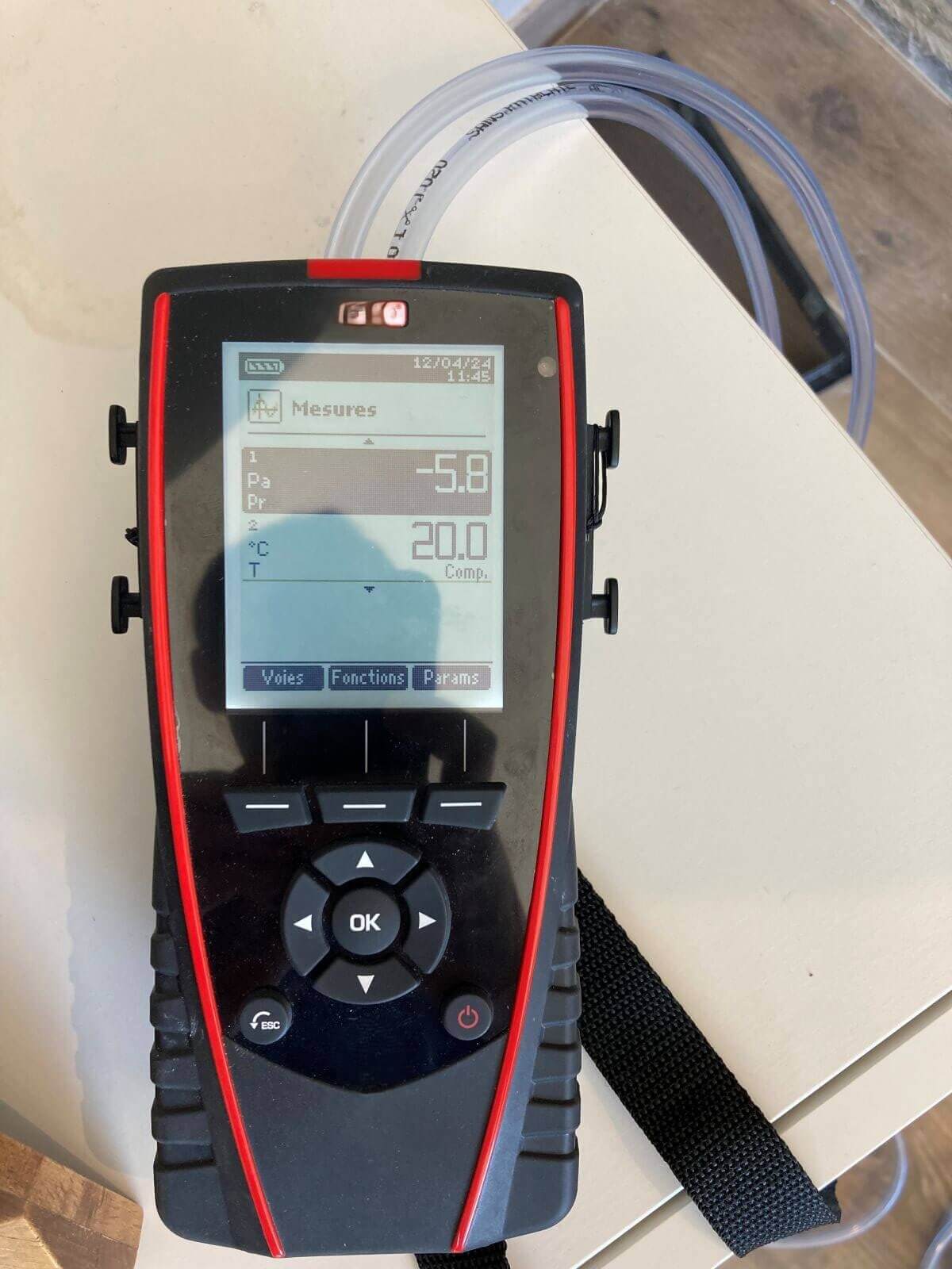 Insert avec refoulement de fumée