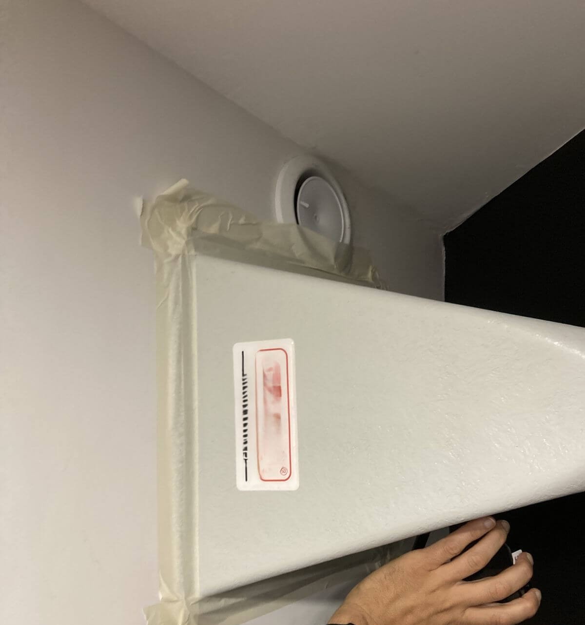 Installation de ventilation dans un salon de coiffure