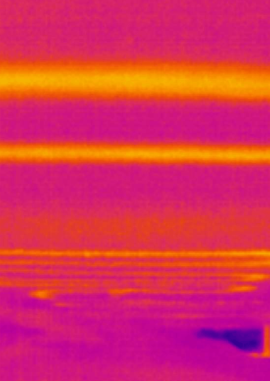 Chauffage par le sol dans un studio